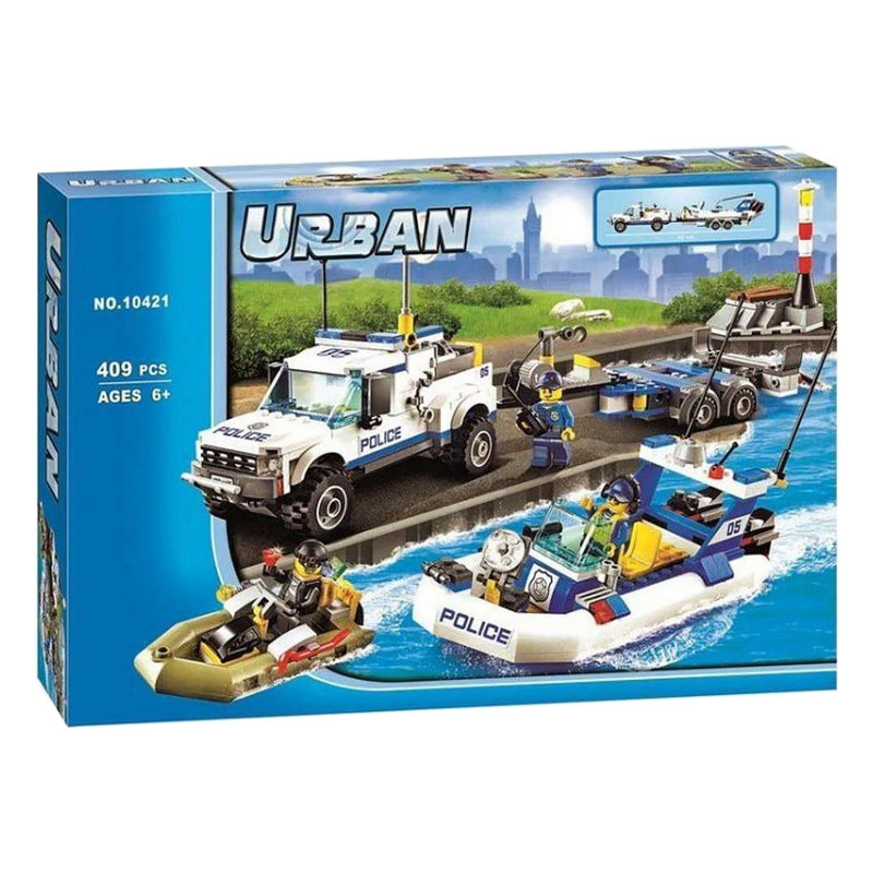 Конструктор Bela аналог Lego City 60045 Полицейский патруль