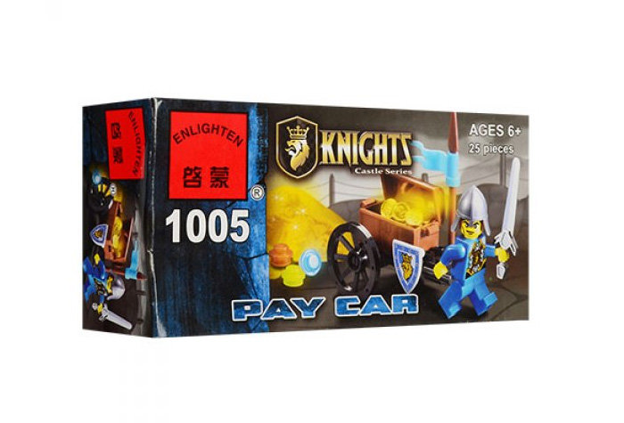 Конструктор Enlighten Brick Повозка с сокровищами