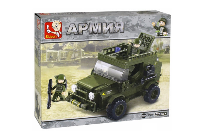 Конструктор Sluban Армейский джип