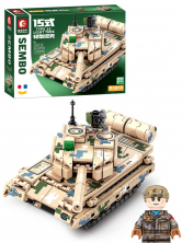 Конструктор Sembo Block Легкий танк Type 15