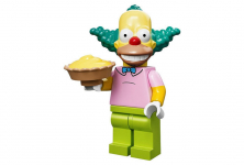 71005-08 Krusty the Clown - Коллекционная минифигурка Лего Симпсоны 71005-08