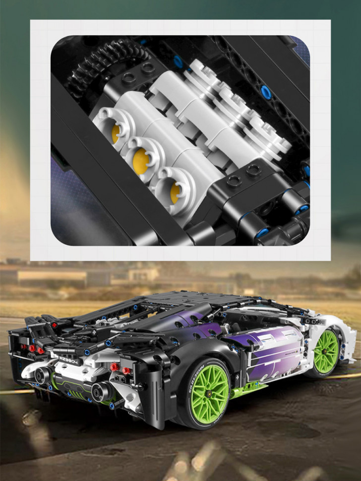 Конструктор iM.Master Спорткар Lamborghini Sian на радиоуправлении
