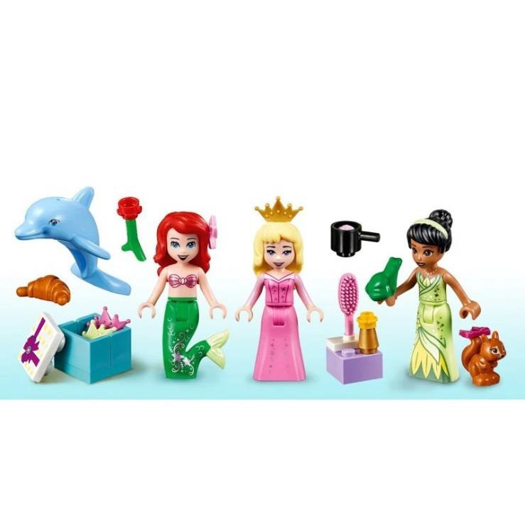 Конструктор аналог Lego Disney Princess 41162 Королевский праздник Ариэль, Авроры и Тианы