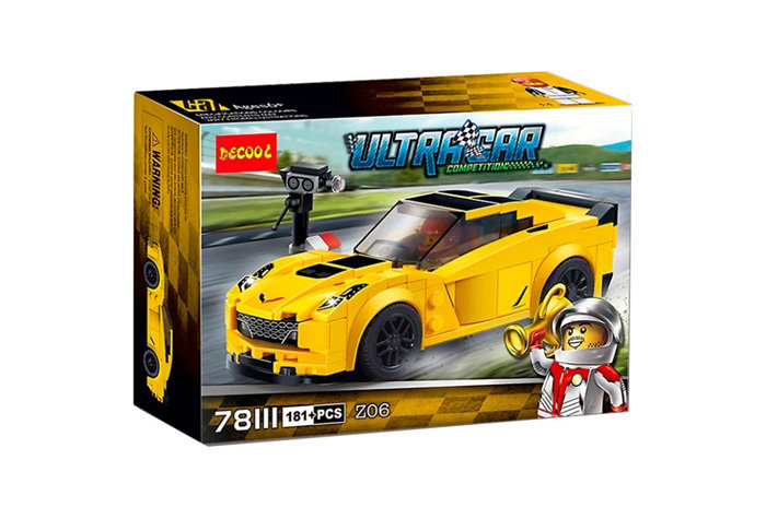 Конструктор Decool Шевроле Корвет Z06