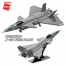Конструктор Qman Китайский истребитель Chengdu J-20