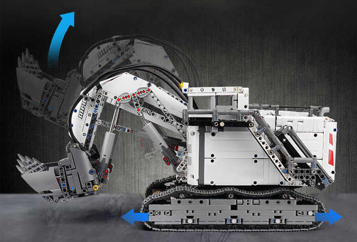 Конструктор Mould King Экскаватор Liebherr - Terex RH400 (Аналог Лего Техник 42100)