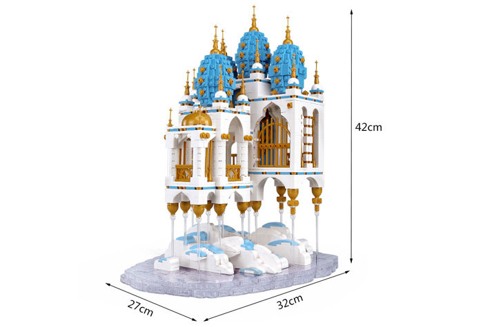 Конструктор Mould King Небесный замок (с LED-подсветкой)