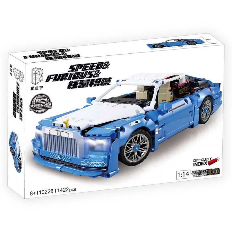 Конструктор Kbox Спорткар Rolls-Royce Wraith