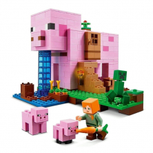 Конструтор LARI аналог Lego Minecraft 21170 Дом-свинья