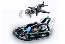Конструктор Decool аналог LEGO 42002 Транспорт на воздушной подушке