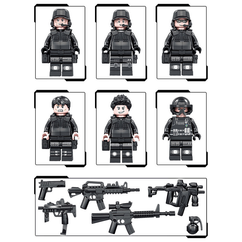 Конструктор KAZI SWAT Спецназ: Центральная станция