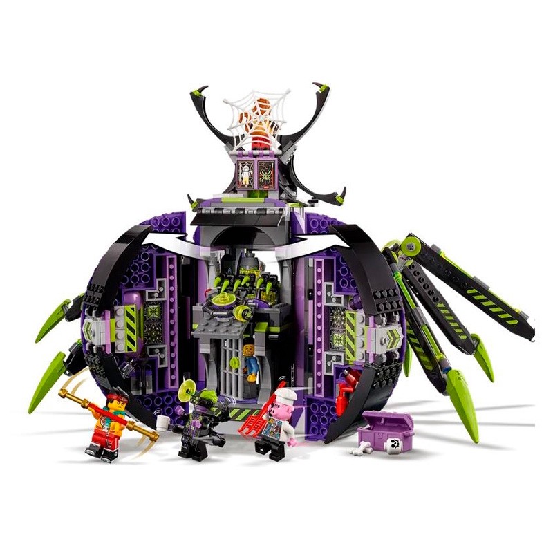 Конструктор аналог Lego Манки Кид 80022 База арахноидов Королевы Пауков