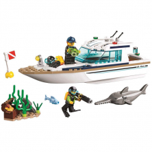 Конструктор LARI аналог Lego City 60221 Яхта для дайвинга