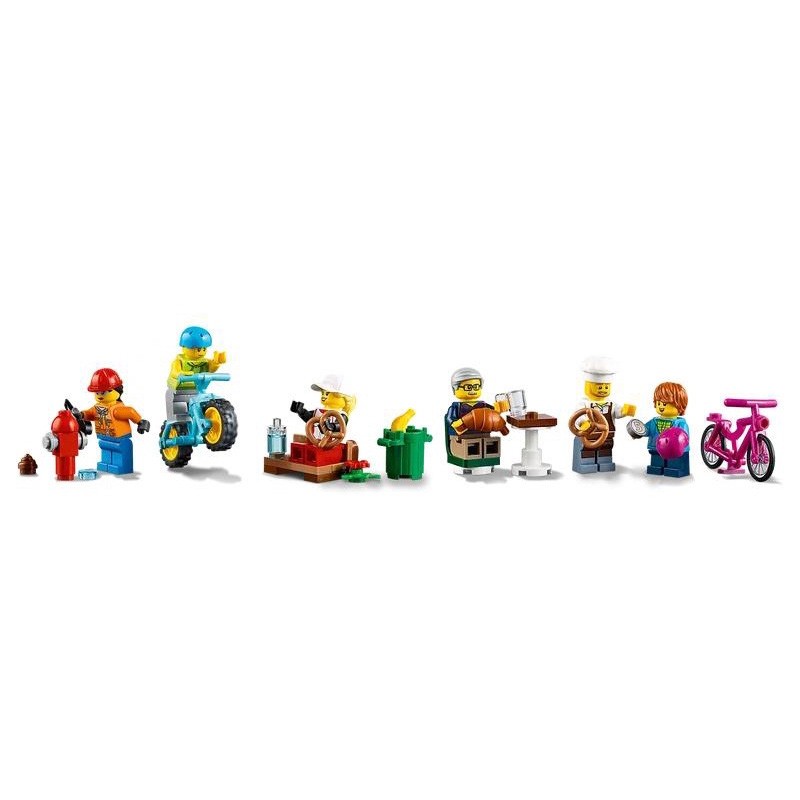 Конструктор аналог Lego City 60306 Торговая улица