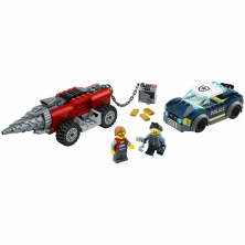 Конструктор LARI аналог Lego City 60273 Полицейская погоня за бурильщиком