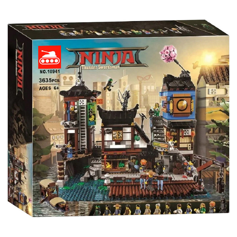 Конструктор аналог Lego Ninjago 70657 Порт НИНДЗЯГО Сити
