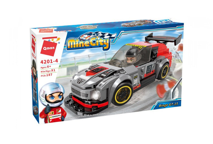 Конструктор Qman (Enlighten Brick) Спорткар Binge GT-15