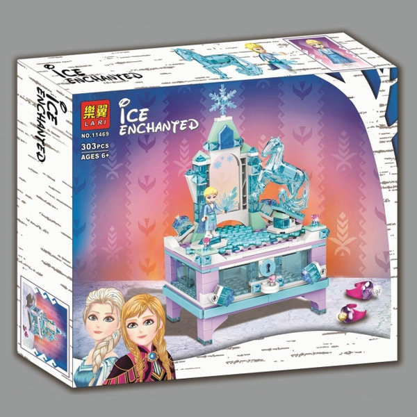 Конструктор LARI аналог Lego Disney Princess 41168 Шкатулка Эльзы