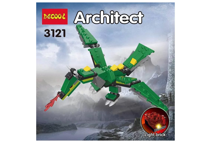 Конструктор Decool аналог LEGO 4894 Мифические создания (8 в 1)
