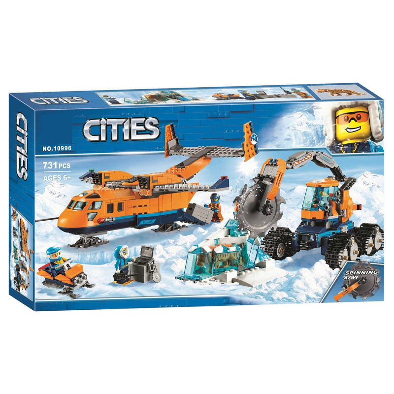 Конструктор BELA аналог Lego City 60196 Арктический грузовой самолёт