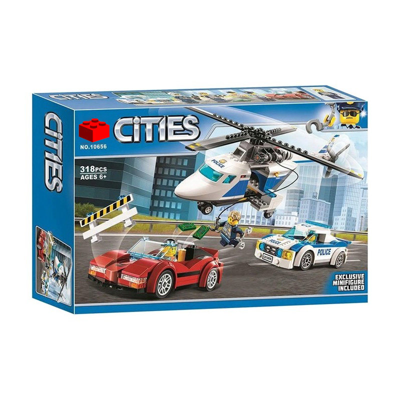 Конструктор BELA аналог Lego City 60138 Стремительная погоня