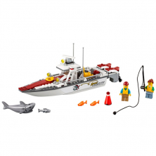 Конструктор аналог Lego City 60147 Рыболовный катер