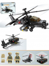 Конструктор KAZI Ударный вертолёт AH-64 Apache