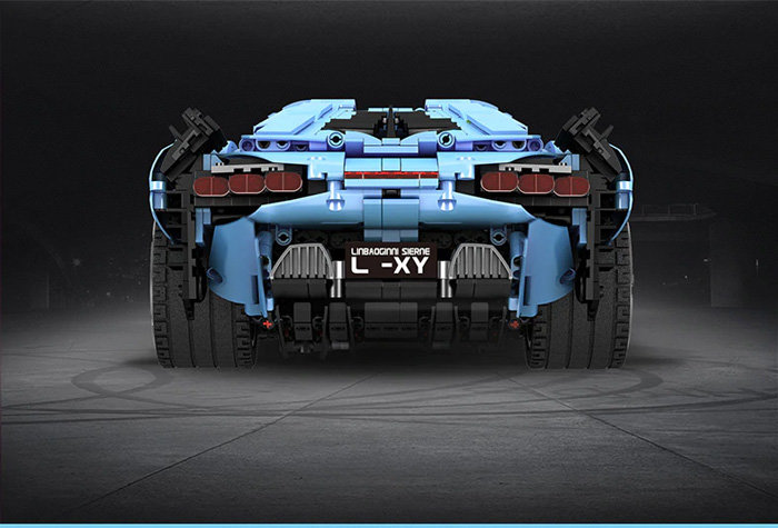 Конструктор Mould King Спорткар Lamborghini Sian FKP 37 (голубой) Manual Version