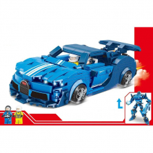 Конструктор minGDi Спорткарт Bugatti Chiron (2 в 1)