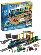 Конструктор аналог Lego City 60052 Грузовой поезд