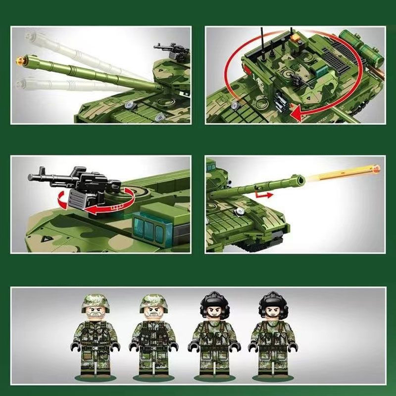 Конструктор Sembo Block Основной боевой танк Type 99B