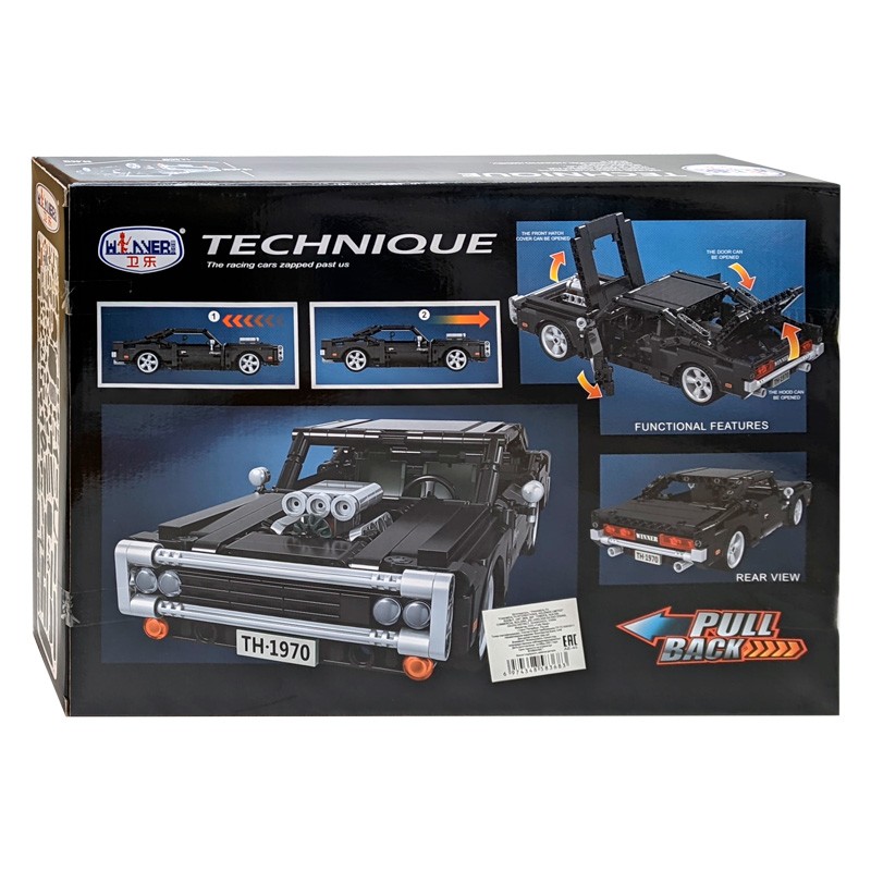 Конструктор Winner Спорткар Dodge Charger 1970