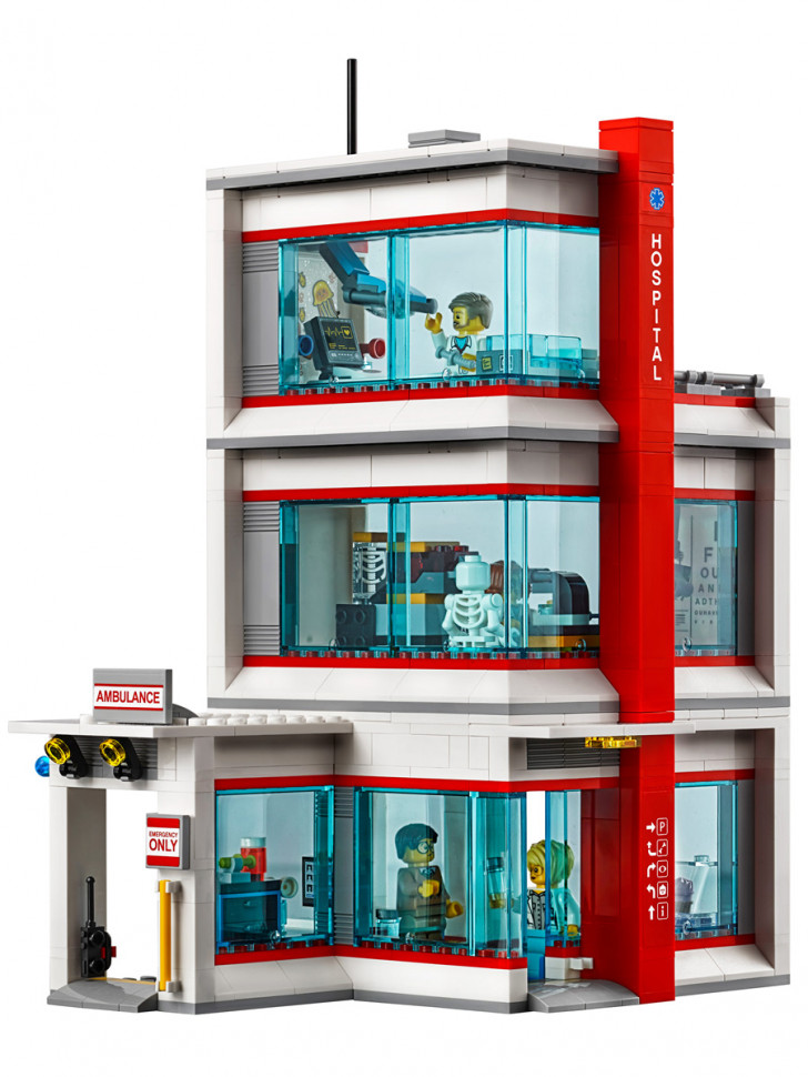 Конструктор аналог Lego City 60204 Городская больница
