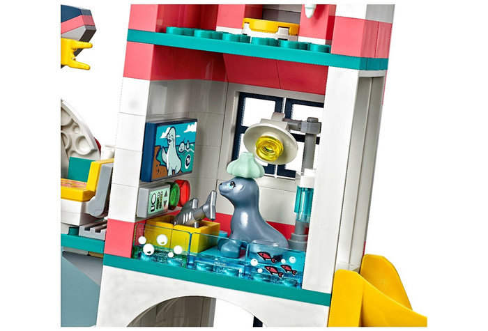 Конструктор LARI аналог Lego Friends 41380 Спасательный центр на маяке