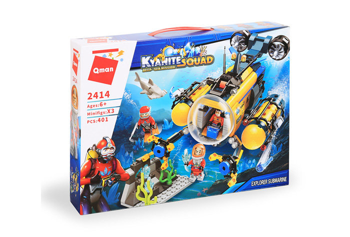 Конструктор Qman (Enlighten Brick) Субмарина для исследований