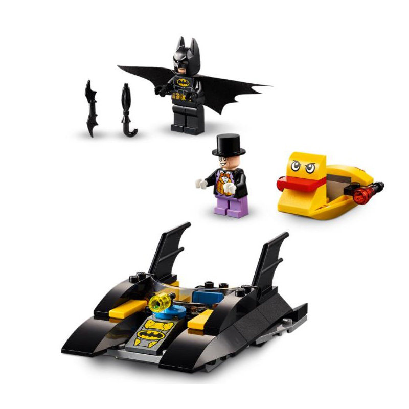 Конструктор аналог Lego Super Heroes 76158 Погоня за Пингвином на Бэткатере