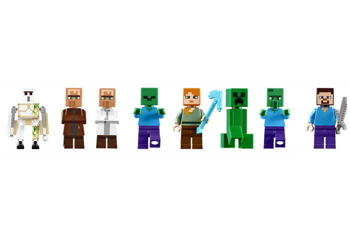 Конструктор аналог Lego 21128 Майнкрафт Деревня