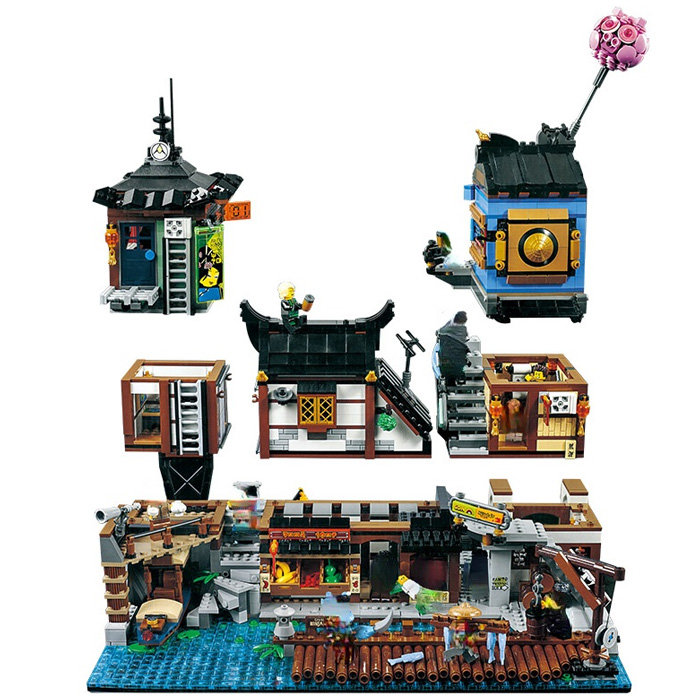 Конструктор аналог Lego Ninjago 70657 Порт НИНДЗЯГО Сити