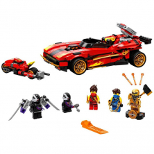 Конструктор LARI аналог Lego Ninjago 71737 Ниндзя-перехватчик Х-1