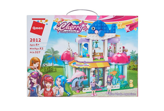 Конструктор Qman (Enlighten Brick) Океанариум Белый кит