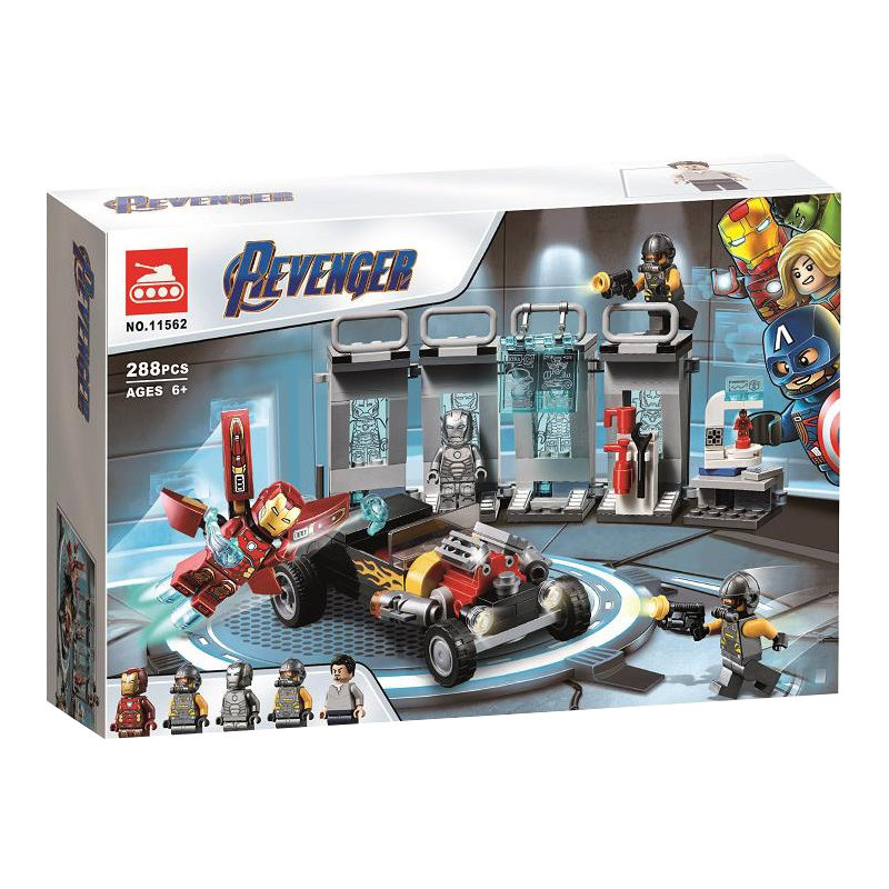 Конструктор аналог Lego Super Heroes 76167 Арсенал Железного человека