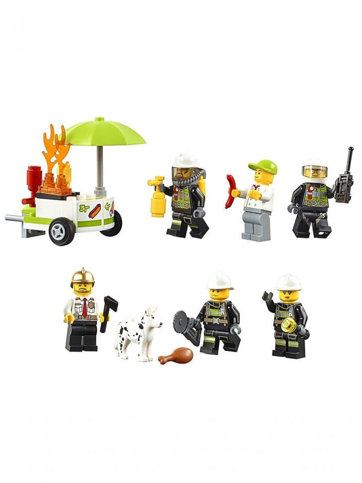 Конструктор аналог Lego City 60110 Пожарная часть