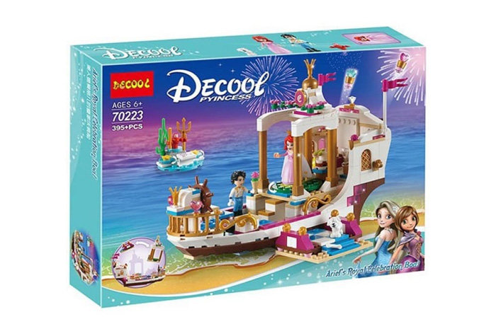 Конструктор Decool аналог Lego 41153 Королевский корабль Ариэль