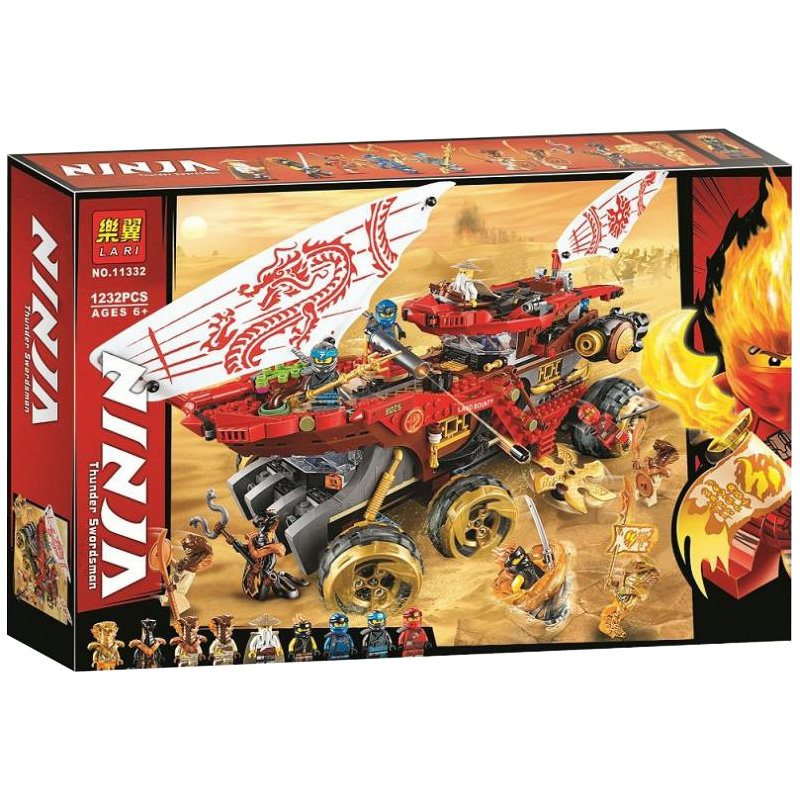 Конструктор LARI аналог Lego Ninjago 70677 Райский уголок