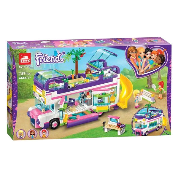 Конструктор LARI аналог Lego Friends 41395 Автобус для друзей