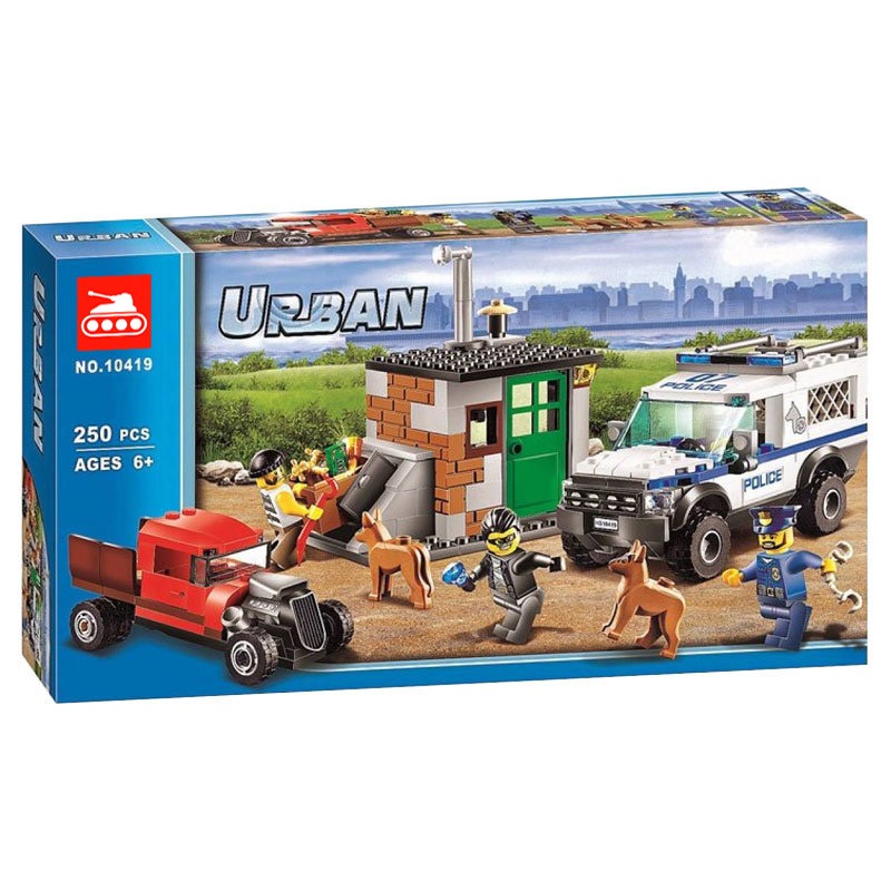 Конструктор аналог Lego City 60048 Полицейский отряд с собакой