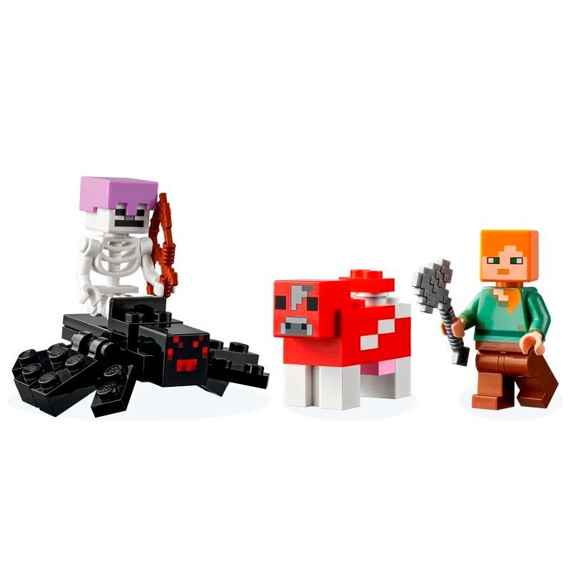 Конструктор аналог Lego Майнкрафт 21179 Грибной дом