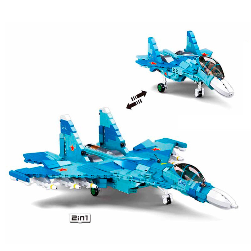 Конструктор Sluban Истребитель СУ-27