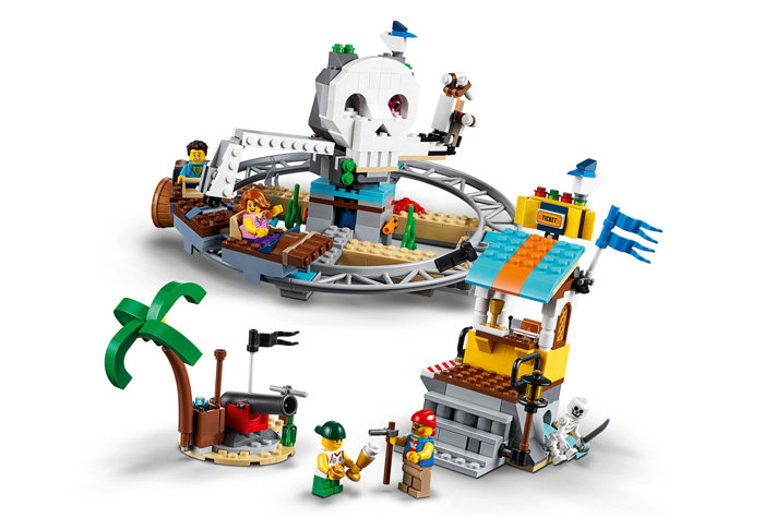 Конструктор Decool аналог Lego 31084 Аттракцион «Пиратские горки»