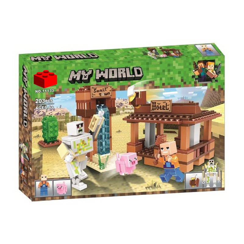 Конструктор BELA аналог Lego Minecraft Мини Отель
